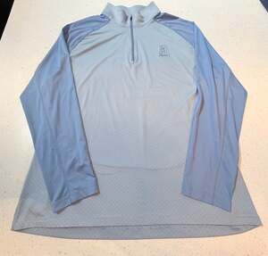 TPC Sawgrass Men's Performance Quarter-Zip Pullover Light Blue